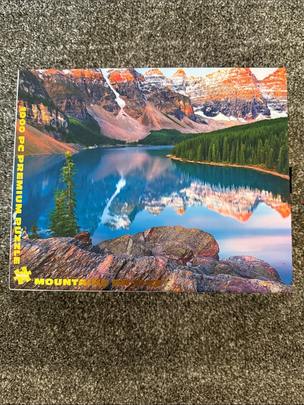 Mountains On Fire 1000-Piece Puzzle
